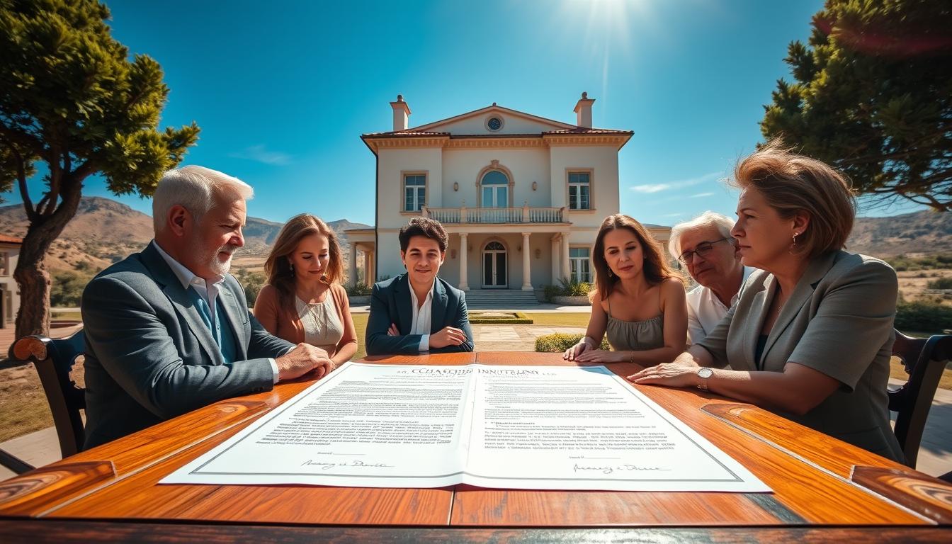 Greek real estate inheritance acceptance
