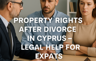 Property Division After Divorce Under Cyprus Law, Divorce Under Cyprus Law, Property division after divorce in Cyprus, property settlement divorce Cyprus,
