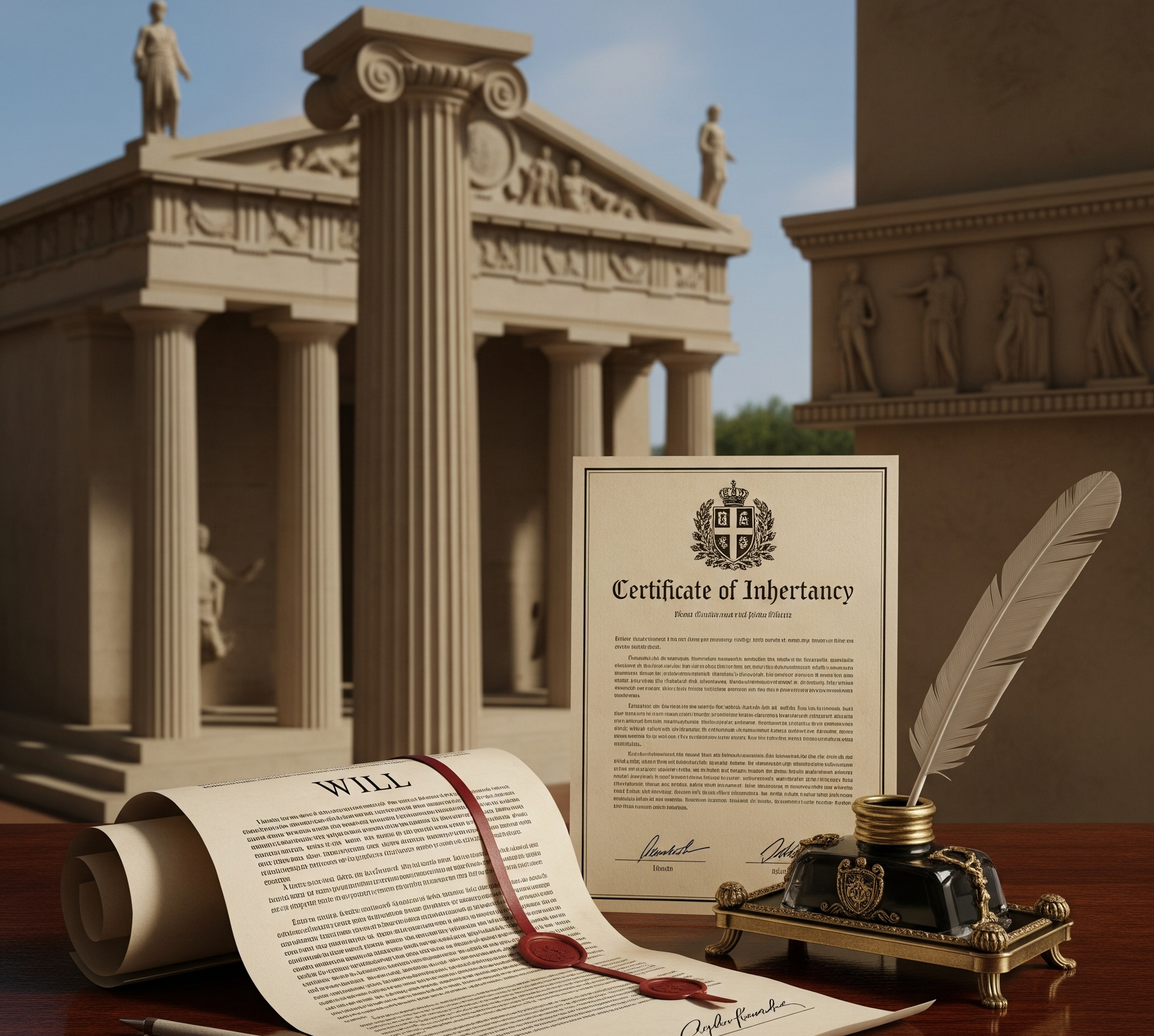 Publication of Wills and Certificate of Inheritance in Greece
