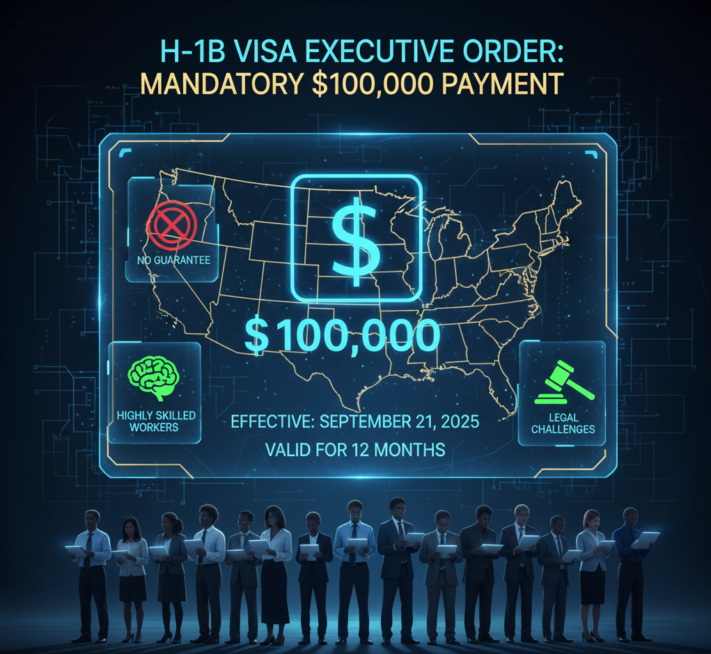 H-1B Visa Executive Order: $100,000 Payment Requirement
